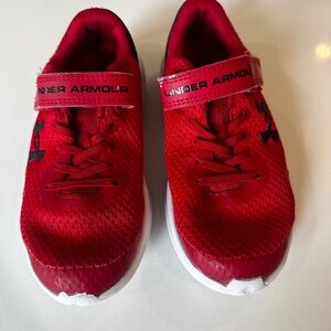 Under Armour Kids' Vibrant Red Sneakers